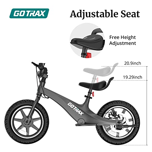 Gotrax Kids Electric Balance Bike, 250W 15.5MPH Electric Bike for Kids 14" Pneumatic Tire 15.5Miles Max Range
