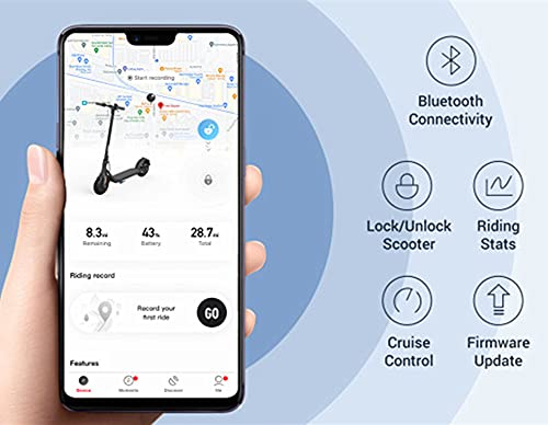 Segway Ninebot F40 Electric Kick Scooter, 350W Powerful Motor