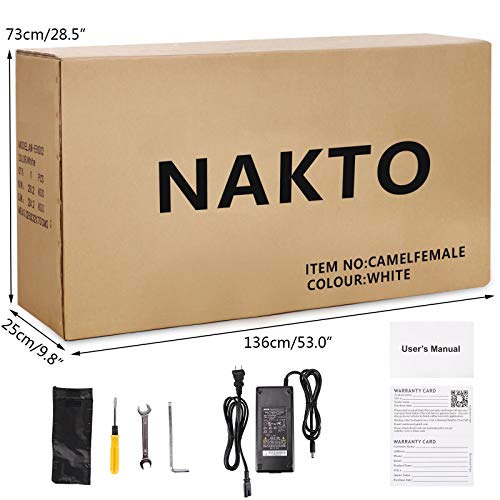 NAKTO Electric Bike Adult Electric Bicycles 26" 250W Electric Bicycle with 36V10.4AH Lithium Battery