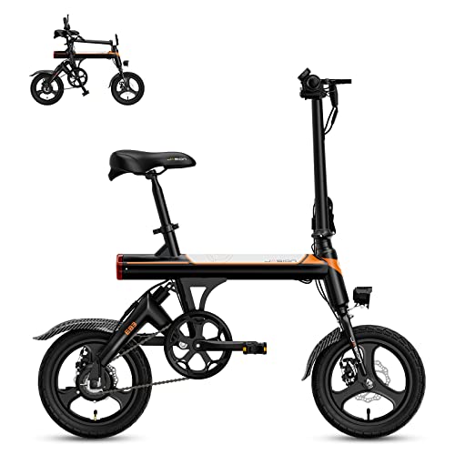 Jasion EB3 Electric Bike for Adults 21mph Folding Adults Electric Bicycles