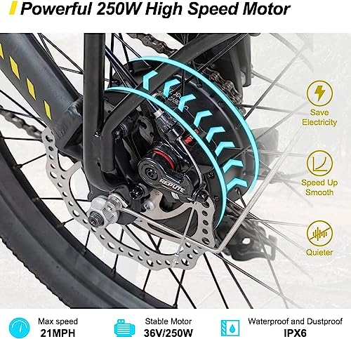 HILAND ROCKSHARK 20 inch Folding Electric Bike for Adults