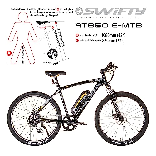 SWIFTY AT650 Electric Bike from 36 Volt 250w Electric Bike for Adults