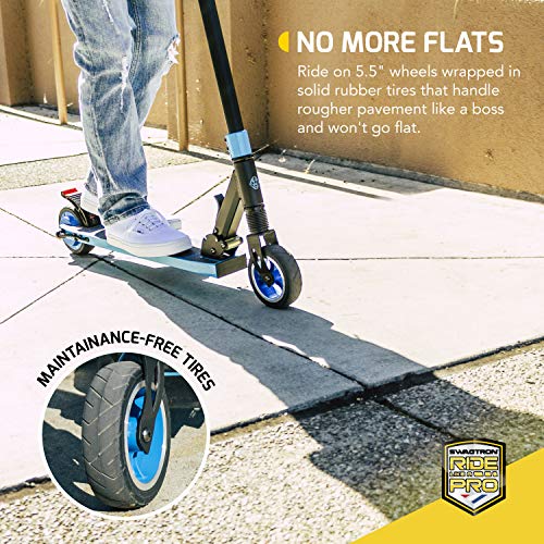 Swagtron SG-8 Swagger 8 Lightweight Folding Electric Scooter for Kids & Teens