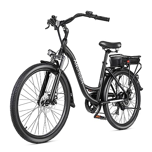 ANCHEER Electric Bike for Adults, EBike with 48V 500Wh Removable Battery
