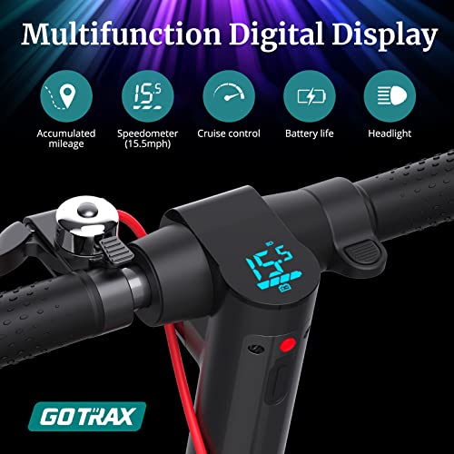 Gotrax XR Ultra Electric Scooter, 8.5" Pneumatic Tire, Max 17 Mile and 15.5 Mph 300W Motor