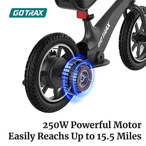 Gotrax Kids Electric Balance Bike, 250W 15.5MPH Electric Bike for Kids 14" Pneumatic Tire 15.5Miles Max Range