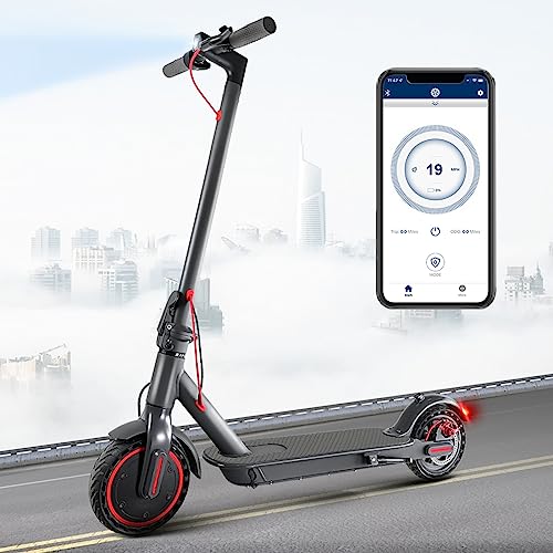 Electric Scooter for Adults with 350W Motor Up to 19 Mph & 19-21 Miles Long Range