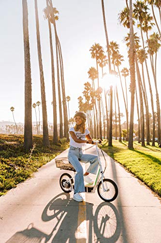 EcoSmart Metro Electric Scooter – Padded Seat, Wide Bamboo Deck