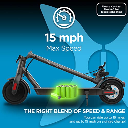 Hover-1 Journey Electric Folding Scooter | 14MPH, 16 Mile Range, 5HR Charge