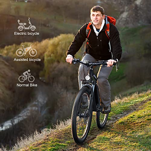 Wooken Electric Bike for Adults 27.5'' E-Bikes with 500W Motor
