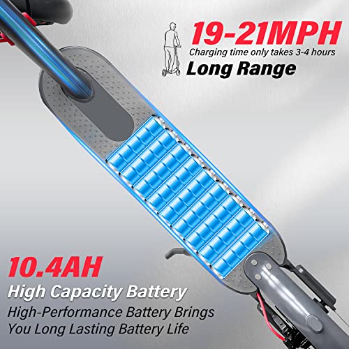 Electric Scooter for Adults with 350W Motor Up to 19 Mph & 19-21 Miles Long Range