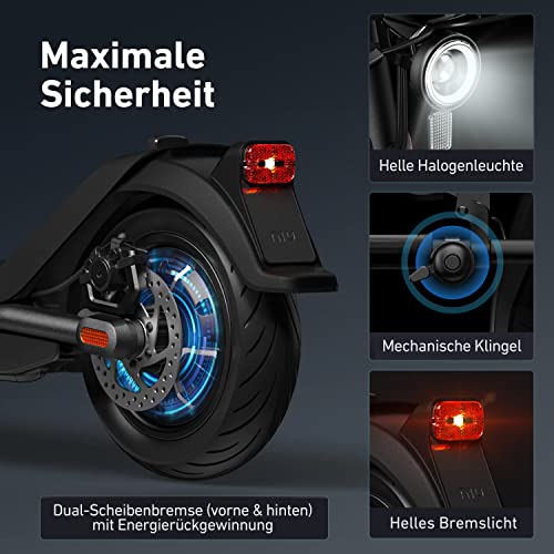 NIU Electric Scooter for Adults - KQi3 Pro with 350W Power, 31 Miles Long Range